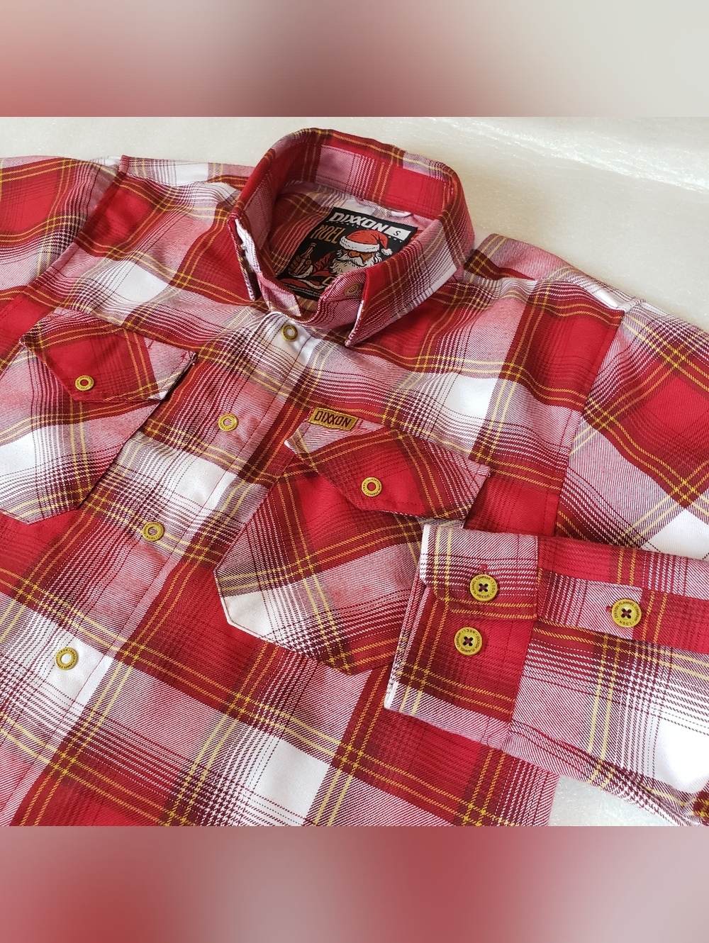 Dixxon Men's Small "Noel" Flannel Shirt